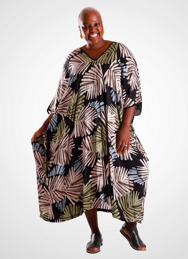 Kaftan Estampa Digital Zodíaco LIBRIANA em Viscose