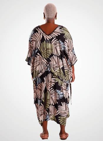 Kaftan Estampa Digital Zodíaco LIBRIANA em Viscose