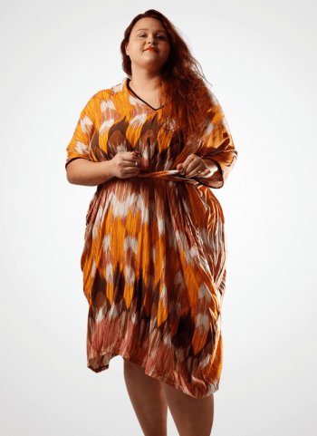 Kaftan Estampa Digital Zodíaco SOL em Viscose