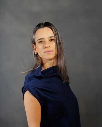 Vestido Assimétrico Cor Liso em Algodão